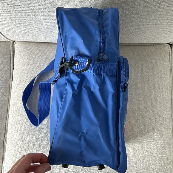 Trafalgar 1980s Vintage Retro Tote Crossbody Shoulder Bag Rainbow Travel Carryon - Picture 5 of 11